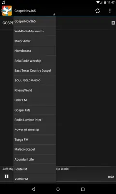 Gospel Spiritual Radio Free android App screenshot 0